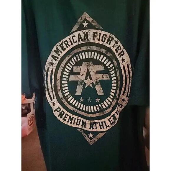 AMERICAN FIGHTER Polo Shirt ABILENE Athletic Biker MMA XL NWT A101 Excellent - Picture 1 of 6